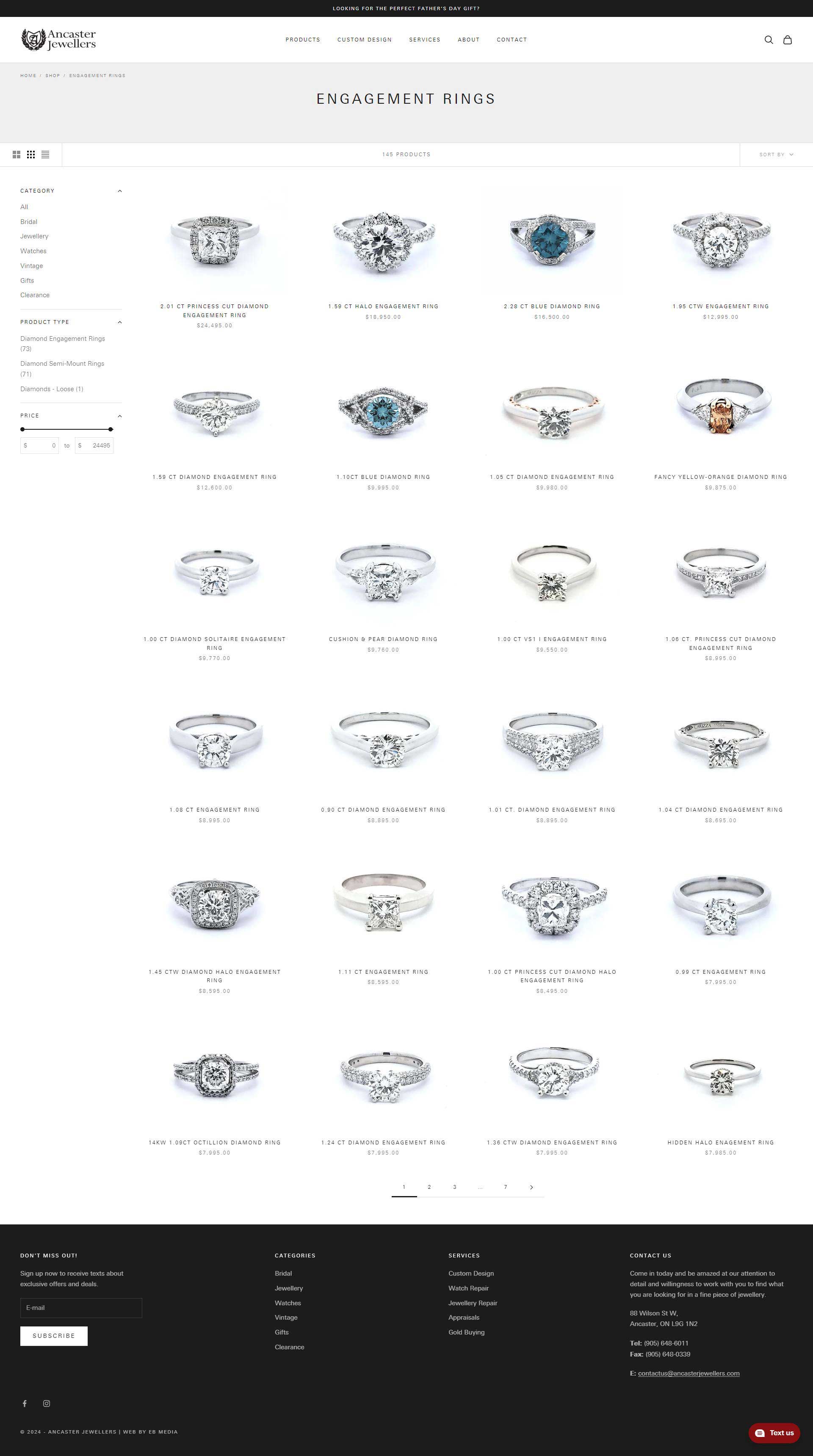 Engagement Rings, Easy To Browse