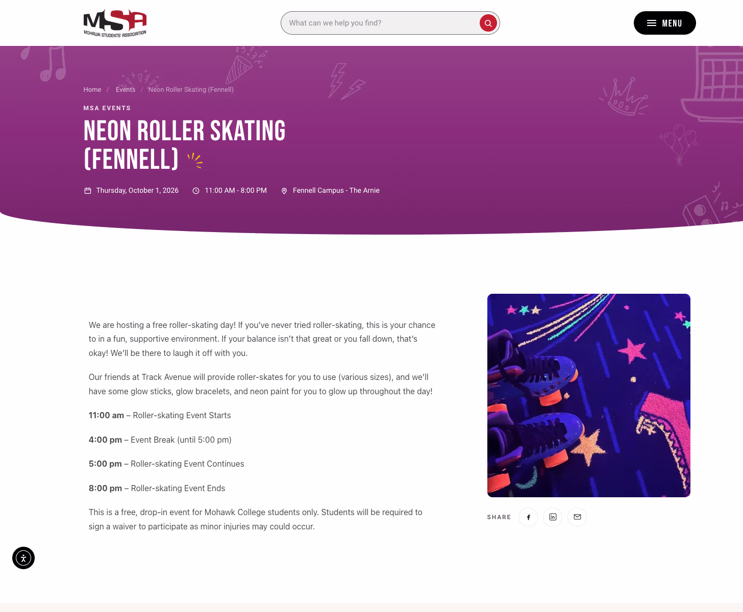 Full Details On Every Event