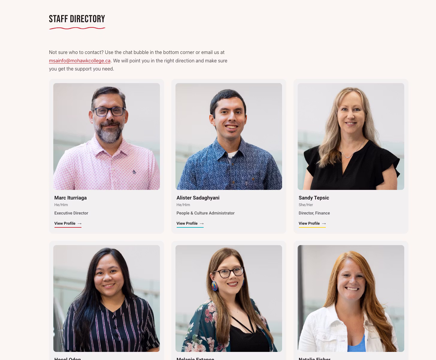 The People Behind The Services