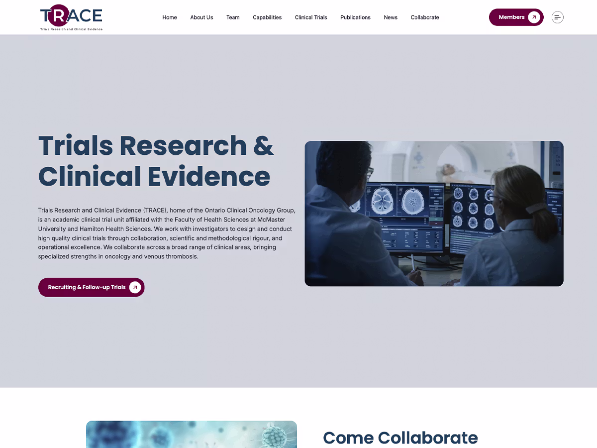 McMaster University · TRACE website