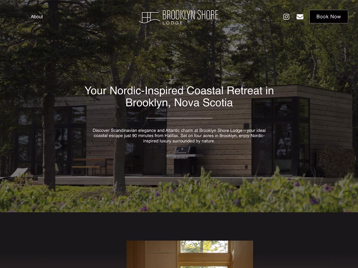 Brooklyn Shore Lodge website