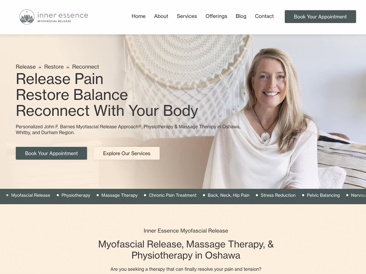 Inner Essence website
