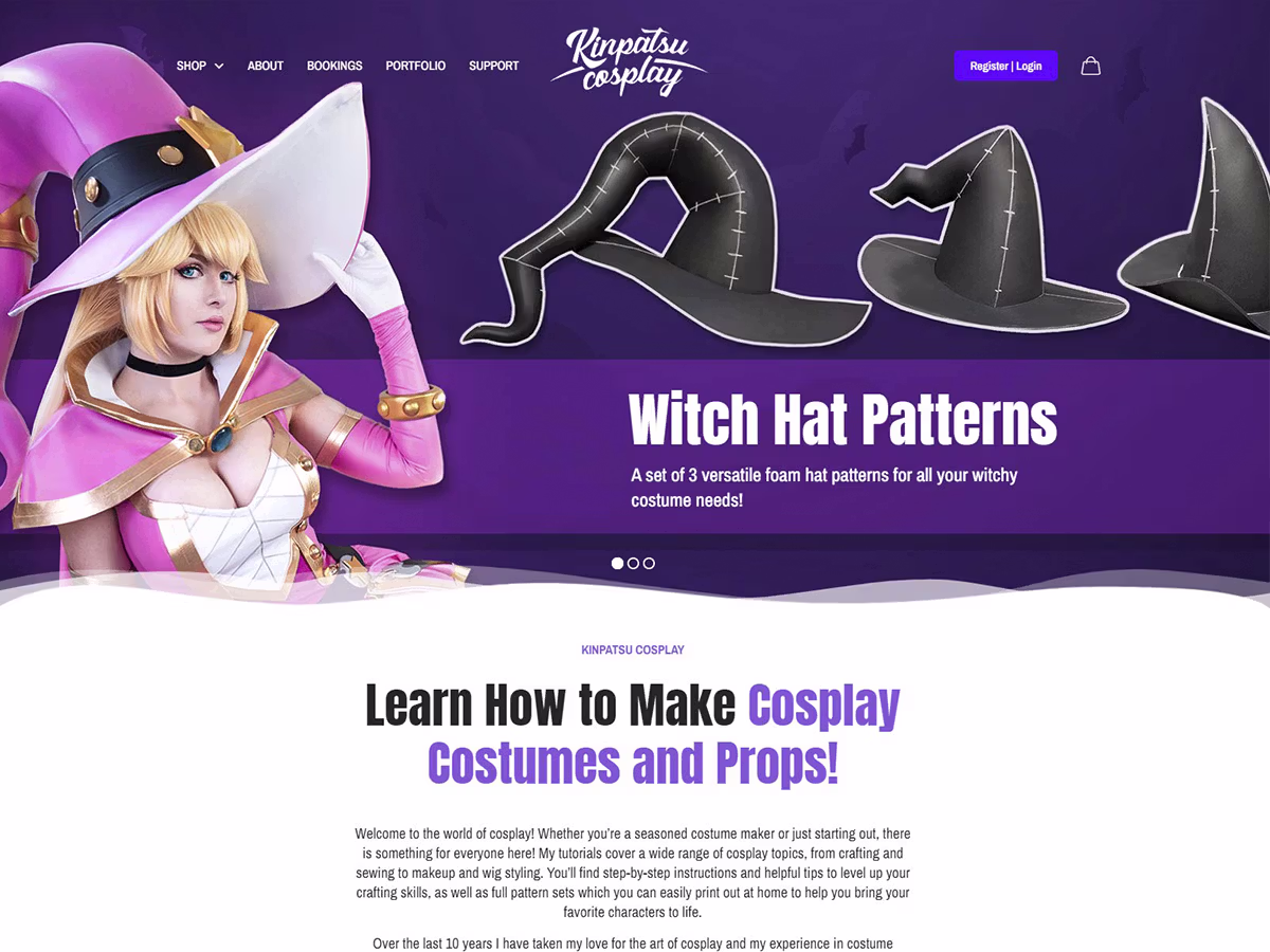 Kinpatsu Cosplay website