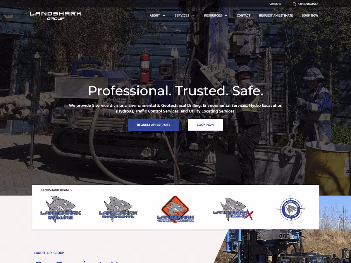 Landshark Group website